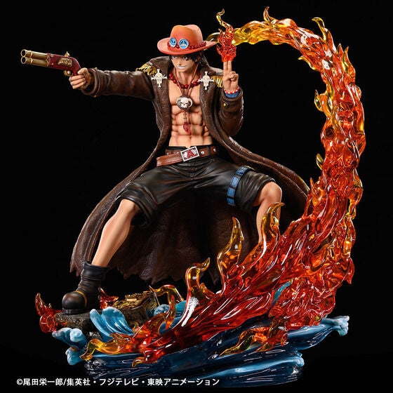 One Piece - Portgas D. Ace - One Piece Log Collection Statue - 1/4 (Plex, Unique Art Studio), Franchise: One Piece, Brand: Plex, Unique Art Studio, Release Date: 26. Jan 2024, Dimensions: W=400mm (15.6in) L=440mm (17.16in) H=550mm (21.45in, 1:1=2.2m), Scale: 1/4, Store Name: Nippon Figures