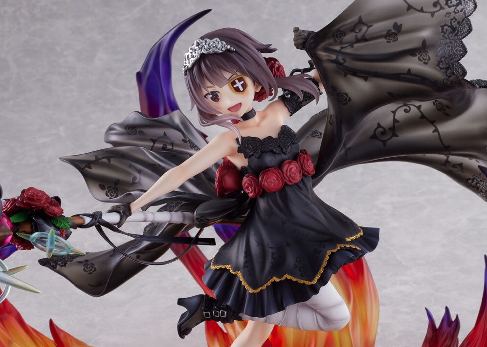 KonoSuba - Chomusuke - Megumin - F:Nex - 1/7 - Shikkoku no Bara Dress ver., FuRyu, Release Date: 31. May 2024, Scale: 1/7, Store Name: Nippon Figures
