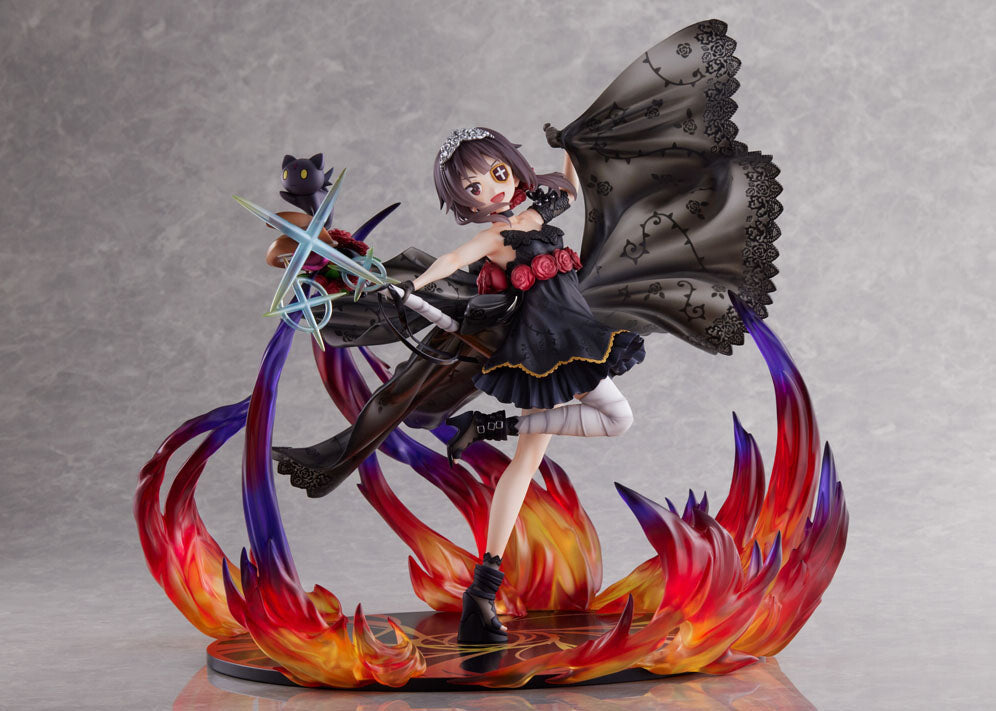 KonoSuba - Chomusuke - Megumin - F:Nex - 1/7 - Shikkoku no Bara Dress ver., FuRyu, Release Date: 31. May 2024, Scale: 1/7, Store Name: Nippon Figures