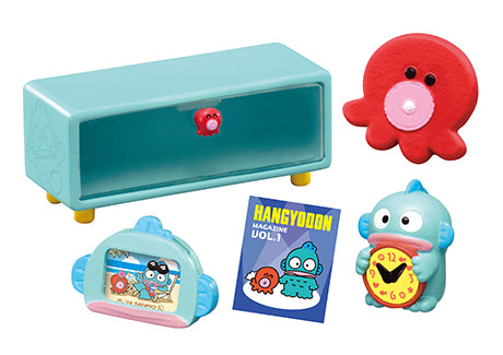 Sanrio - Hangyodon Room - Re-ment - Blind Box, Franchise: Sanrio, Brand: Re-ment, Release Date: 8th April 2024, Box Dimensions: 11.5 (H) x 7 (W) x 6 (D) cm, Number of types: 8 types, Store Name: Nippon Figures