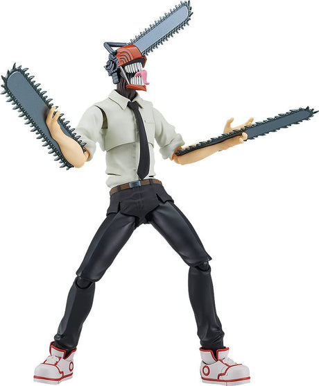 Chainsaw Man - Denji - Pochita - Figma #586 (Max Factory), Franchise: Chainsaw Man, Brand: Max Factory, Release Date: 24. Aug 2023, Type: Figma, Dimensions: H=150mm (5.85in), Store Name: Nippon Figures