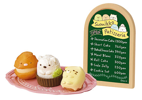 Street Corner Western Confectionery Shop - Sumikko Gurashi - Re-ment - Blind Box, San-X franchise, Re-ment brand, Released on 19th June 2017, Blind Boxes type, Box Dimensions: 115mm (height) x 70mm (width) x 40mm (depth), Material: PVC, ABS, 8 types available, Nippon Figures