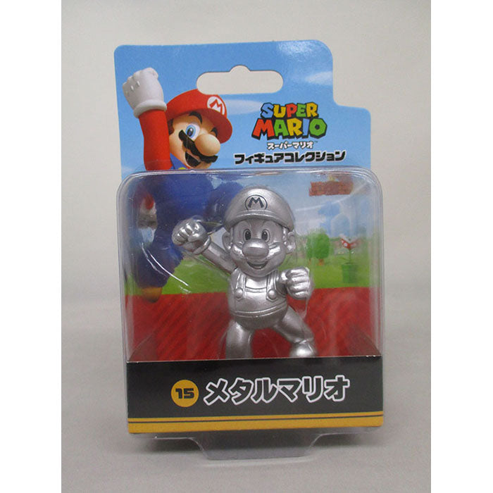 Metal Mario FCM-015 Figure Collection - San-ei Boeki, Super Mario franchise, W9.5×D5×H14 cm dimensions, Nippon Figures