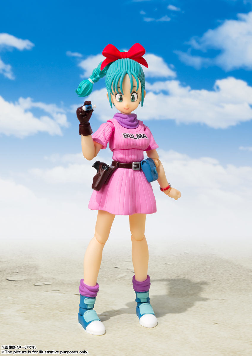 Dragon Ball - Bulma - S.H.Figuarts - Adventure Begins - 2024 Re-release (Bandai Spirits), Franchise: Dragon Ball, Brand: Bandai Spirits, Release Date: 30. Apr 2024, Type: Action, Dimensions: H=135mm (5.27in), Store Name: Nippon Figures