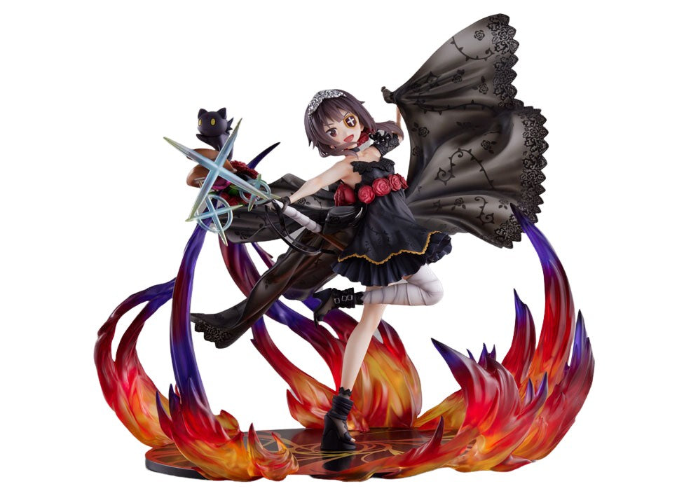 KonoSuba - Chomusuke - Megumin - F:Nex - 1/7 - Shikkoku no Bara Dress ver., FuRyu, Release Date: 31. May 2024, Scale: 1/7, Store Name: Nippon Figures