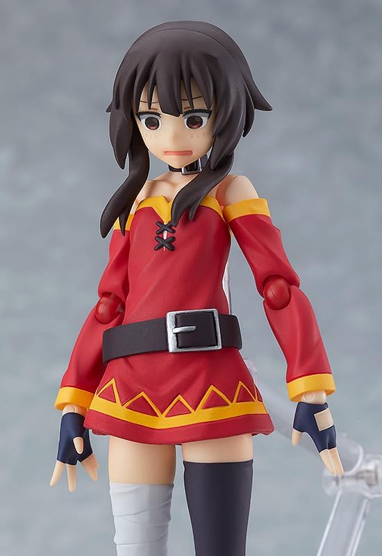 KonoSuba - Chomusuke - Megumin - Figma #407 - 2024 Re-release (Max Factory), Franchise: KonoSuba, Brand: Max Factory, Release Date: 31. May 2024, Type: Figma, Dimensions: H=125mm (4.88in), Store Name: Nippon Figures
