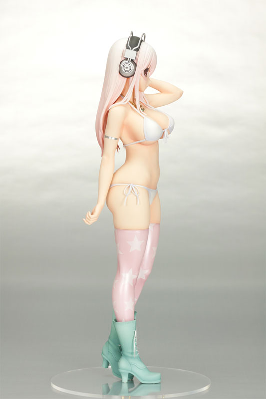 SoniComi (Super Sonico) - Sonico - 1/5 - SoniComi Package ver. - 2024 Re-release (Orchid Seed), Franchise: SoniComi (Super Sonico), Brand: Orchid Seed, Release Date: 30. Jun 2024, Type: General, Dimensions: H=330mm (12.87in, 1:1=1.65m), Scale: 1/5, Nippon Figures