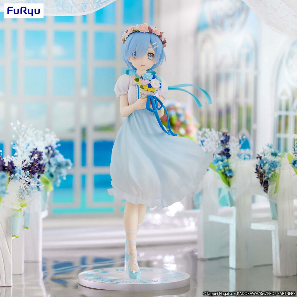 Re:Zero kara Hajimeru Isekai Seikatsu - Rem - Trio-Try-iT - Bridesmaid (FuRyu), Franchise: Re:Zero kara Hajimeru Isekai Seikatsu, Brand: FuRyu, Release Date: 20. Jan 2024, Type: Prize, Dimensions: H=210mm (8.19in), Store Name: Nippon Figures