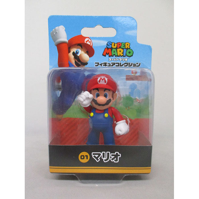Super Mario - Mario 01 FCM-001 - Figure Collection - San-ei Boeki, Franchise: Super Mario, Brand: San-ei Boeki, Dimensions: W9.5×D5×H14 cm, Nippon Figures