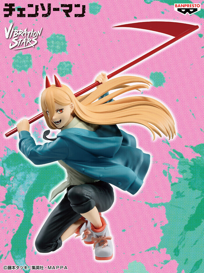 Chainsaw Man - Power - Vibration Stars (Bandai Spirits), Franchise: Chainsaw Man, Brand: Bandai Spirits, Release Date: 15. Jun 2023, Type: Prize, Dimensions: H=120mm (4.68in), Nippon Figures