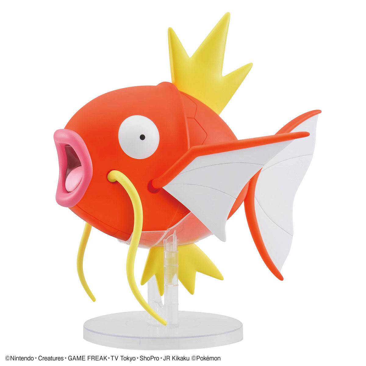 Pokémon - Magikarp - Pokémon Model Kit BIG Collection No. 01 (Bandai), Easy to assemble with just 30 large parts, includes a dedicated display base, Nippon Figures