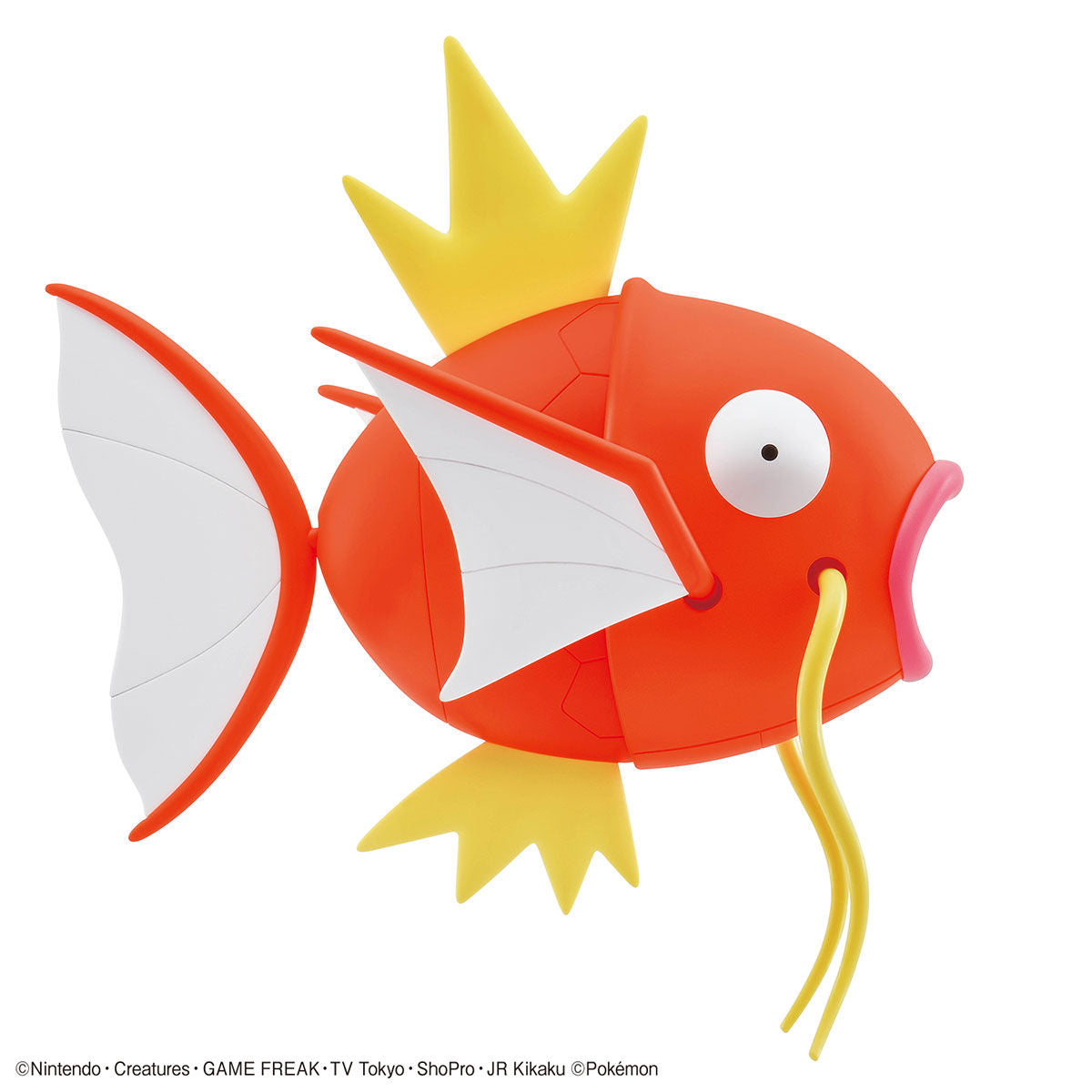 Pokémon - Magikarp - Pokémon Model Kit BIG Collection No. 01 (Bandai), Easy to assemble with just 30 large parts, includes a dedicated display base, Nippon Figures