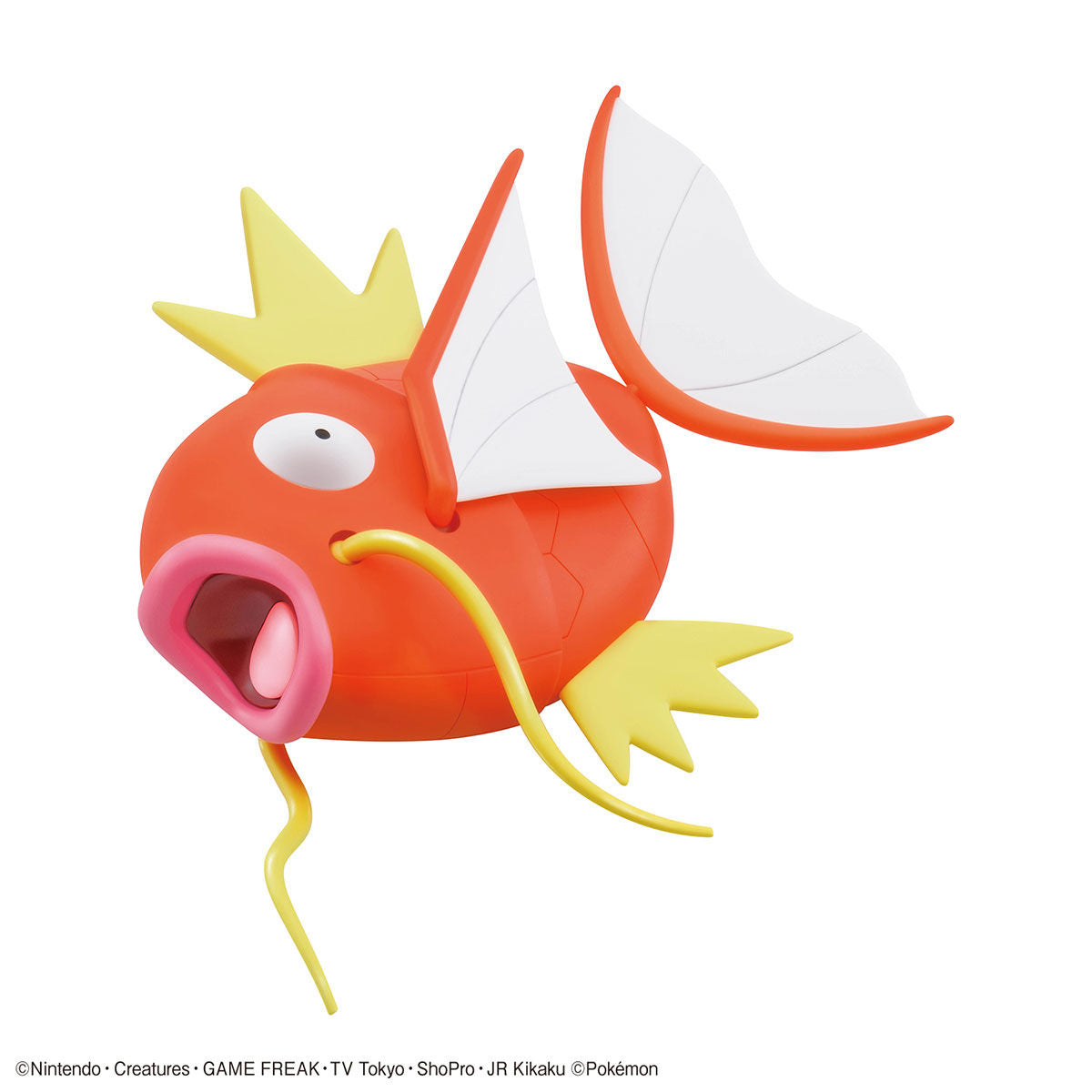 Pokémon - Magikarp - Pokémon Model Kit BIG Collection No. 01 (Bandai), Easy to assemble with just 30 large parts, includes a dedicated display base, Nippon Figures