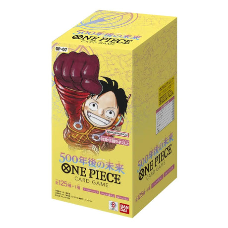 One Piece Card Game - The Future of 500 Years Later - OP-07 - Booster Box, Franchise: Pokemon, Brand: The Pokémon Card Laboratory, Release Date: 2024-02-24, Type: Trading Cards, Packs per Box: 24 packs, Nippon Figures