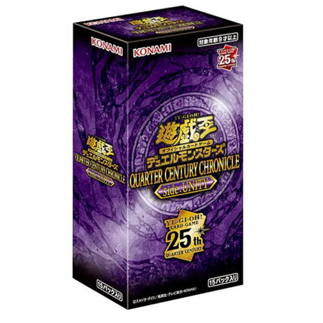 Yu-Gi-Oh! TRADING CARD GAME - Quarter Century Chronicle Side:UNITY - Booster Box, Franchise: Yu-Gi-Oh! - Duel Monsters, Brand: Konami, Release Date: 24 February 2024, Type: Trading Cards, Nippon Figures