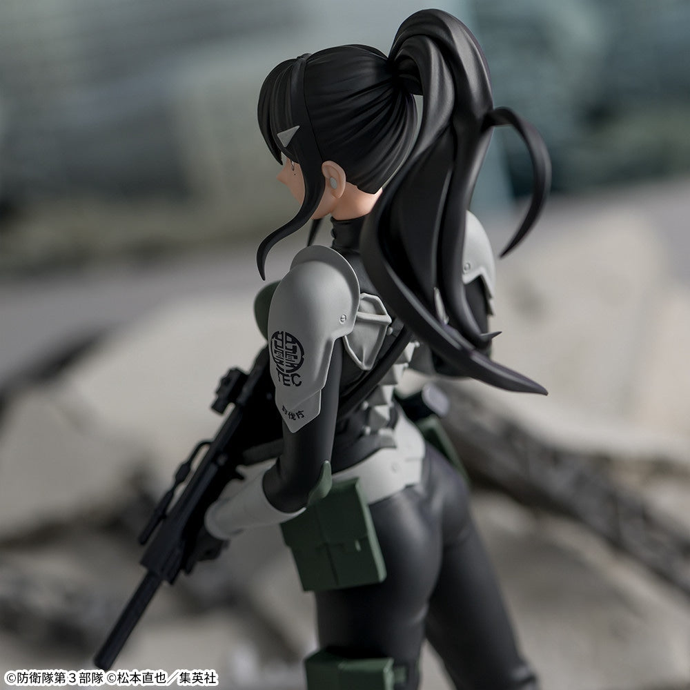 Kaiju No. 8 - Ashiro Mina - Luminasta (SEGA), intricately detailed figure from the anime Kaiju No. 8, featuring Ashiro Mina with her equipment and outfit, dimensions approx. 7×20cm, release date 24.May 2024, available at Nippon Figures