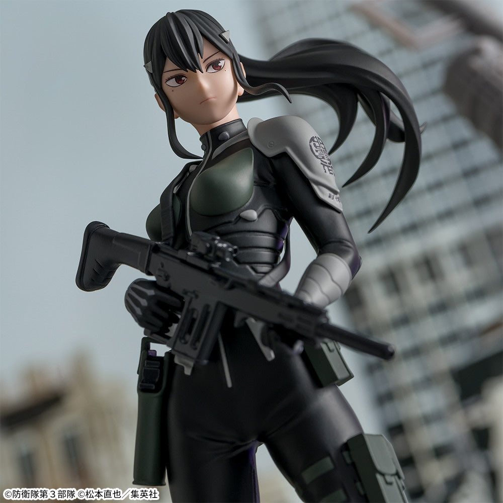 Kaiju No. 8 - Ashiro Mina - Luminasta (SEGA), intricately detailed figure from the anime Kaiju No. 8, featuring Ashiro Mina with her equipment and outfit, dimensions approx. 7×20cm, release date 24.May 2024, available at Nippon Figures
