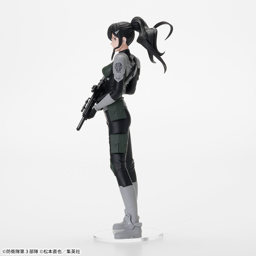 Kaiju No. 8 - Ashiro Mina - Luminasta (SEGA), intricately detailed figure from the anime Kaiju No. 8, featuring Ashiro Mina with her equipment and outfit, dimensions approx. 7×20cm, release date 24.May 2024, available at Nippon Figures
