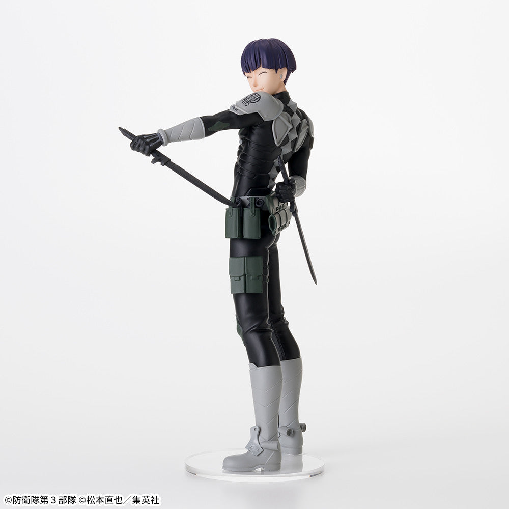 Kaiju No. 8 - Hoshina Soshiro - Luminasta (SEGA), a detailed figure from SEGA's Luminasta lineup featuring Hoshina Soshiro in a dynamic pose with meticulously recreated outfit textures, approx. 7×20cm, releasing in June 2024, available at Nippon Figures.