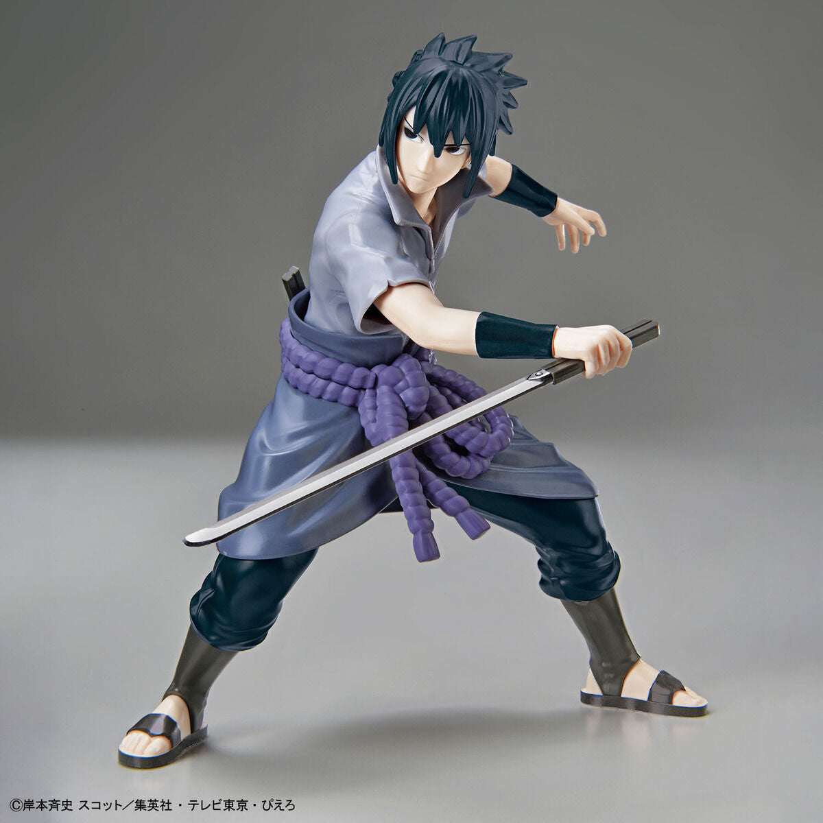 Naruto Shippuden - Uchiha Sasuke - ENTRY GRADE Model Kit (Bandai), Beginner-friendly model kit featuring Uchiha Sasuke with touch gates for easy assembly, includes 3 eye sticker options, from Nippon Figures