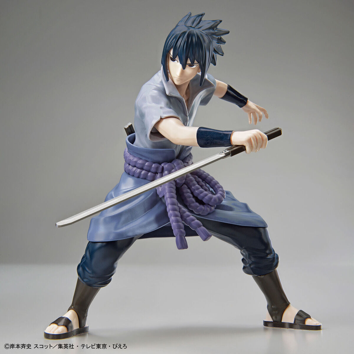 Naruto Shippuden - Uchiha Sasuke - ENTRY GRADE Model Kit (Bandai), Beginner-friendly model kit featuring Uchiha Sasuke with touch gates for easy assembly, includes 3 eye sticker options, from Nippon Figures