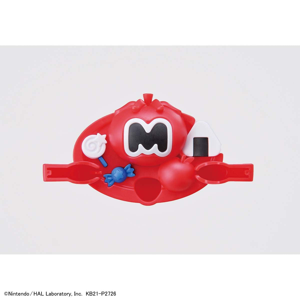 Kirby - ENTRY GRADE Model Kit (Bandai), Beginner-friendly Kirby model kit with face color separation parts like Maxim Tomato and rice balls. Easy assembly with touch gate feature, no adhesive or tools required. Comes with Warp Star-shaped base. Includes 4 runners, instruction manual, and foil seal. Franchise: Kirby, Brand: Bandai, Release Date: 2021-06-19. Sold at Nippon Figures.