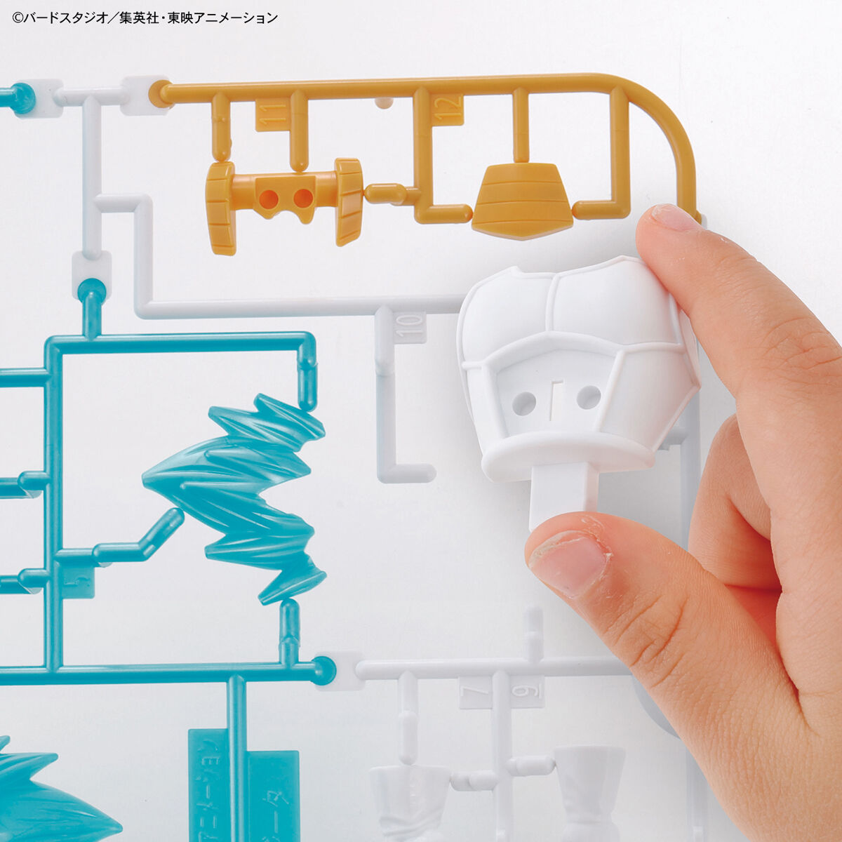 Dragon Ball - Super Saiyan God Vegeta - Entry Grade Model Kit (Bandai), Featuring detailed muscle sculpting, color-separated eyes and eyebrows, snap-fit assembly, 4 runners included, from Nippon Figures