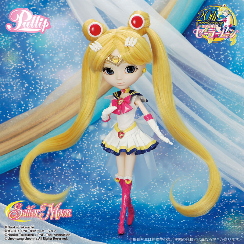 Super Sailor Moon Pullip doll, Bishoujo Senshi Sailor Moon franchise, Groove brand, released on 18. Aug 2016, 310 mm dimensions, made of ABS, HIGH IMPACT POLYSTYRENE, POM, THERMOPLASTIC ELASTOMERS, sold at Nippon Figures