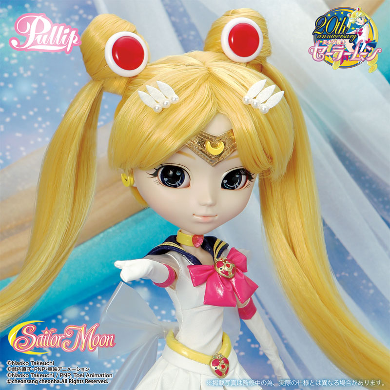Super Sailor Moon Pullip doll, Bishoujo Senshi Sailor Moon franchise, Groove brand, released on 18. Aug 2016, 310 mm dimensions, made of ABS, HIGH IMPACT POLYSTYRENE, POM, THERMOPLASTIC ELASTOMERS, sold at Nippon Figures