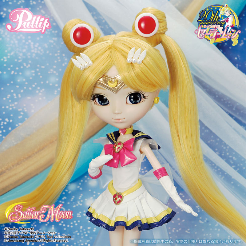 Super Sailor Moon Pullip doll, Bishoujo Senshi Sailor Moon franchise, Groove brand, released on 18. Aug 2016, 310 mm dimensions, made of ABS, HIGH IMPACT POLYSTYRENE, POM, THERMOPLASTIC ELASTOMERS, sold at Nippon Figures