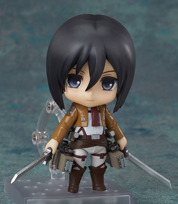 Attack on Titan - Mikasa Ackerman - Nendoroid #365 (Good Smile Company), Franchise: Attack on Titan, Brand: Good Smile Company, Release Date: 29. Aug 2013, Type: Nendoroid, Dimensions: H=100 mm (3.9 in), Material: ABS, PVC, Store Name: Nippon Figures