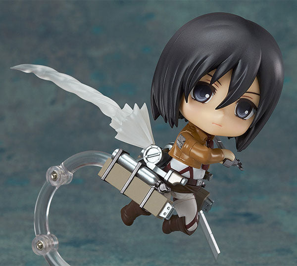 Attack on Titan - Mikasa Ackerman - Nendoroid #365 (Good Smile Company), Franchise: Attack on Titan, Brand: Good Smile Company, Release Date: 29. Aug 2013, Type: Nendoroid, Dimensions: H=100 mm (3.9 in), Material: ABS, PVC, Store Name: Nippon Figures