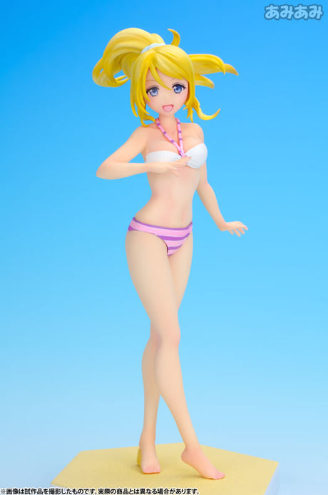 BEACH QUEENS - Love Live!: Eli Ayase 1/10, Franchise: Love Live!, Brand: Wave, Release Date: 24. Nov 2015, Type: General, Dimensions: 165.0 mm, Scale: 1/10, Nippon Figures