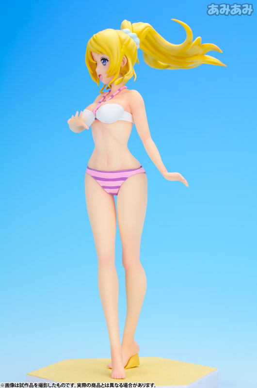 BEACH QUEENS - Love Live!: Eli Ayase 1/10, Franchise: Love Live!, Brand: Wave, Release Date: 24. Nov 2015, Type: General, Dimensions: 165.0 mm, Scale: 1/10, Nippon Figures