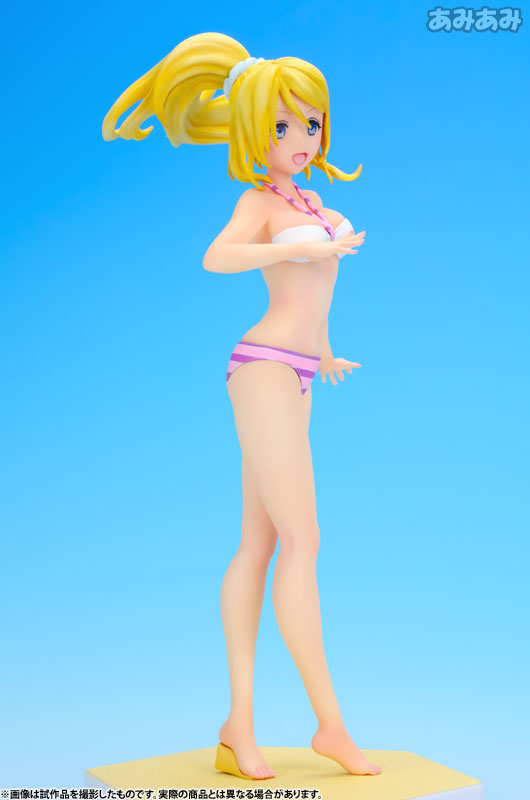 BEACH QUEENS - Love Live!: Eli Ayase 1/10, Franchise: Love Live!, Brand: Wave, Release Date: 24. Nov 2015, Type: General, Dimensions: 165.0 mm, Scale: 1/10, Nippon Figures
