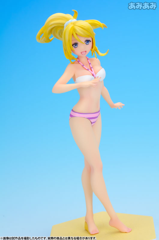 BEACH QUEENS - Love Live!: Eli Ayase 1/10, Franchise: Love Live!, Brand: Wave, Release Date: 24. Nov 2015, Type: General, Dimensions: 165.0 mm, Scale: 1/10, Nippon Figures
