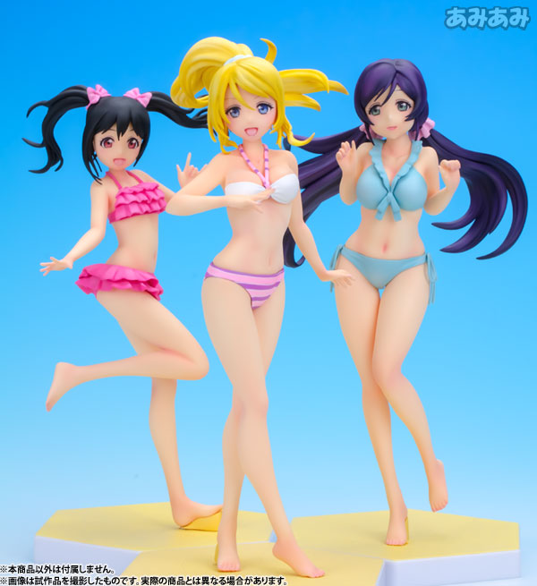 BEACH QUEENS - Love Live!: Nico Yazawa 1/10, Franchise: Love Live!, Brand: Wave, Release Date: 24. Nov 2015, Type: General, Dimensions: 160.0 mm, Scale: 1/10, Nippon Figures