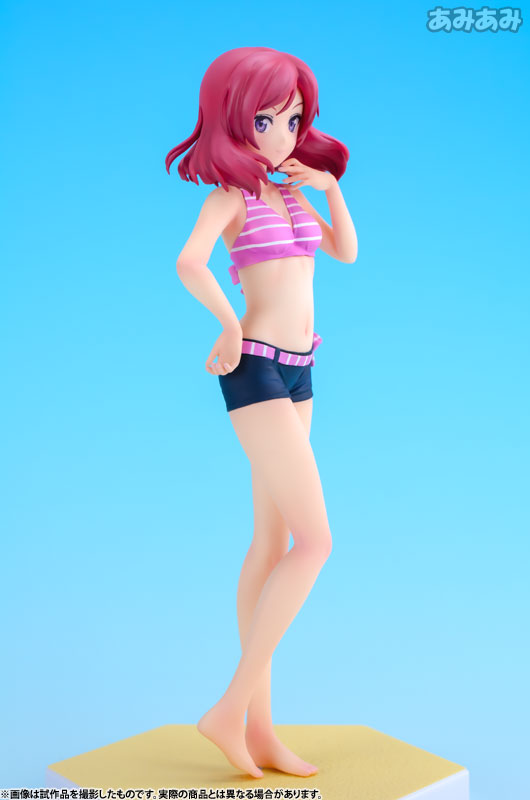 BEACH QUEENS - Love Live!: Maki Nishikino 1/10, Franchise: Love Live!, Brand: Wave, Release Date: 16. Nov 2015, Type: General, Dimensions: 160.0 mm, Scale: 1/10, Nippon Figures