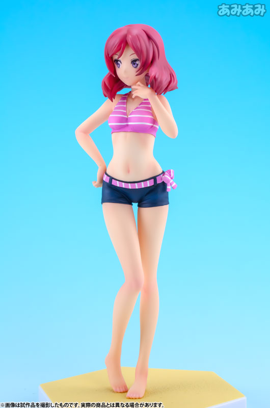 BEACH QUEENS - Love Live!: Maki Nishikino 1/10, Franchise: Love Live!, Brand: Wave, Release Date: 16. Nov 2015, Type: General, Dimensions: 160.0 mm, Scale: 1/10, Nippon Figures