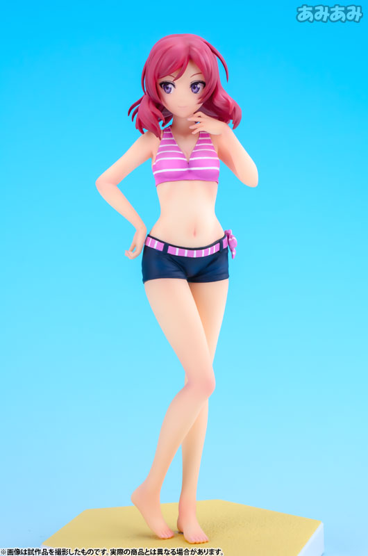 BEACH QUEENS - Love Live!: Maki Nishikino 1/10, Franchise: Love Live!, Brand: Wave, Release Date: 16. Nov 2015, Type: General, Dimensions: 160.0 mm, Scale: 1/10, Nippon Figures
