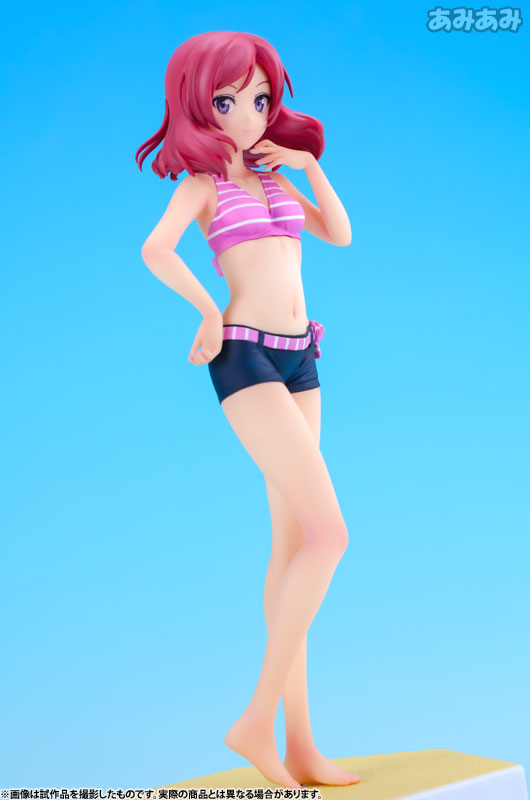 BEACH QUEENS - Love Live!: Maki Nishikino 1/10, Franchise: Love Live!, Brand: Wave, Release Date: 16. Nov 2015, Type: General, Dimensions: 160.0 mm, Scale: 1/10, Nippon Figures