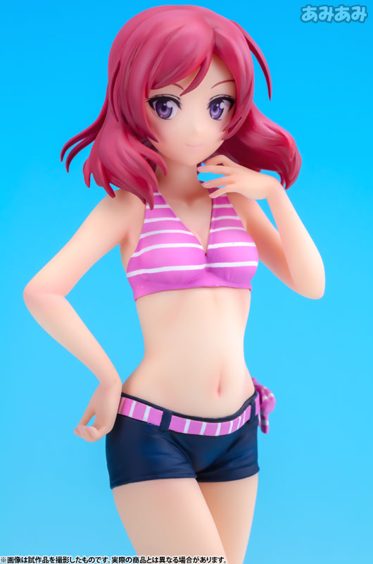 BEACH QUEENS - Love Live!: Maki Nishikino 1/10, Franchise: Love Live!, Brand: Wave, Release Date: 16. Nov 2015, Type: General, Dimensions: 160.0 mm, Scale: 1/10, Nippon Figures