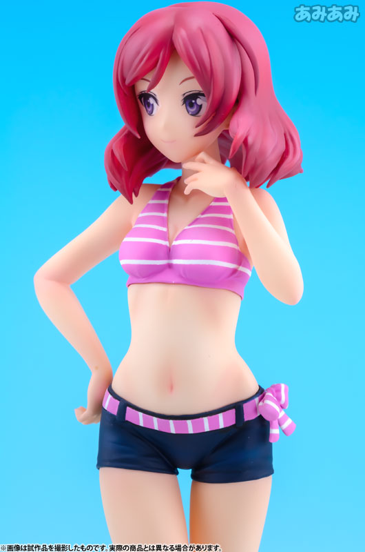 BEACH QUEENS - Love Live!: Maki Nishikino 1/10, Franchise: Love Live!, Brand: Wave, Release Date: 16. Nov 2015, Type: General, Dimensions: 160.0 mm, Scale: 1/10, Nippon Figures