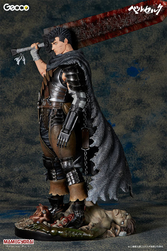 Berserk - Guts - 1/6 Scale - Lost Children Arc - Black Swordsman Ver. - Gecco, Franchise: Berserk, Brand: Gecco, Release Date: 31. Oct 2015, Type: General, Dimensions: 38.0 cm, Scale: 1/6, Material: ABS, PVC, Nippon Figures