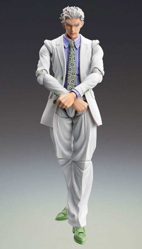 "JoJo's Bizarre Adventure Part.IV -Yoshikage Kira - Super Action Statue (Medicos Entertainment), Franchise: Jojo's Bizarre Adventure Part.iv Diamond Is Unbreakable, Release Date: 31. Mar 2021, Type: Action, Dimensions: 155.0 mm, Material: PVC, ABS, NYLON, Nippon Figures"
