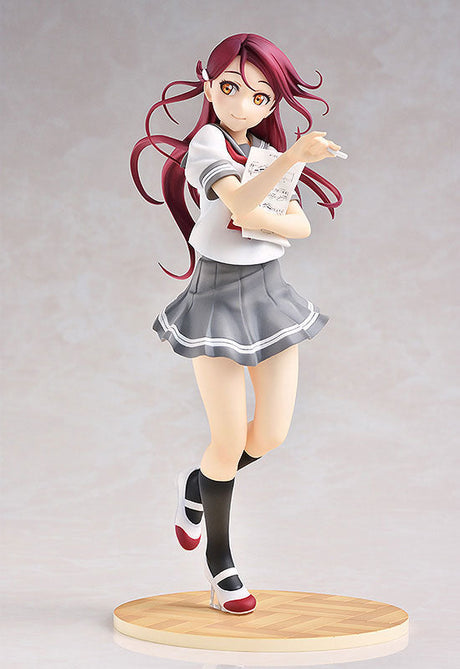 Love Live! Sunshine!! - Sakurauchi Riko - 1/7 - Blu-ray Jacket Ver. (With Fans!), Franchise: Love Live! Sunshine!!, Release Date: 25. Mar 2019, Scale: 1/7 H=215mm (8.39in, 1:1=1.51m), Store Name: Nippon Figures