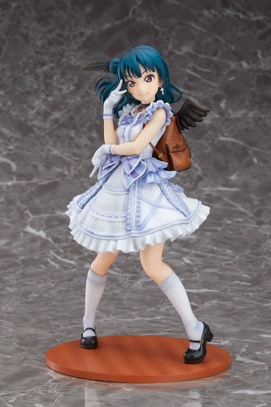 Love Live! Sunshine!! - Tsushima Yoshiko - 1/7 - Blu-ray Jacket Ver. (Good Smile Company, With Fans!), Franchise: Love Live! Sunshine!!, Brand: Good Smile Company, With Fans!, Release Date: 26. Aug 2019, Type: General, Dimensions: 215 mm, Scale: 1/7 H=215mm (8.39in, 1:1=1.51m), Material: ABSPVC, Store Name: Nippon Figures