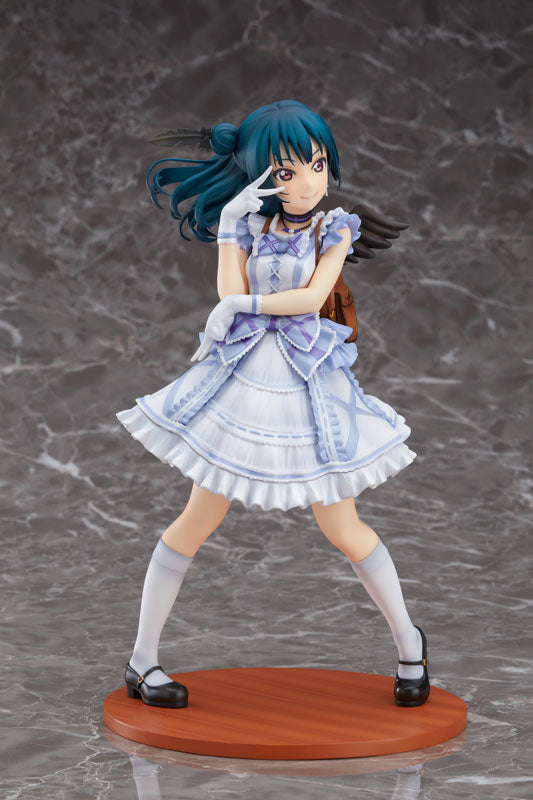 Love Live! Sunshine!! - Tsushima Yoshiko - 1/7 - Blu-ray Jacket Ver. (Good Smile Company, With Fans!), Franchise: Love Live! Sunshine!!, Brand: Good Smile Company, With Fans!, Release Date: 26. Aug 2019, Type: General, Dimensions: 215 mm, Scale: 1/7 H=215mm (8.39in, 1:1=1.51m), Material: ABSPVC, Store Name: Nippon Figures