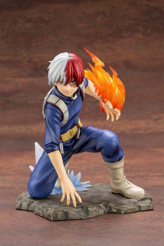 My Hero Academia - Todoroki Shoto - ARTFX J - 1/8 (Kotobukiya, Takara Tomy), Franchise: My Hero Academia, Brand: Kotobukiya, Takara Tomy As Producer, Release Date: 25. Jun 2019, Type: General, Dimensions: 165.0 mm, Scale: 1/8 H=165mm (6.44in, 1:1=1.32m), Material: ABSPVC, Store Name: Nippon Figures