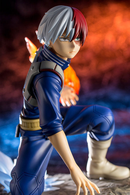 My Hero Academia - Todoroki Shoto - ARTFX J - 1/8 (Kotobukiya, Takara Tomy), Franchise: My Hero Academia, Brand: Kotobukiya, Takara Tomy As Producer, Release Date: 25. Jun 2019, Type: General, Dimensions: 165.0 mm, Scale: 1/8 H=165mm (6.44in, 1:1=1.32m), Material: ABSPVC, Store Name: Nippon Figures